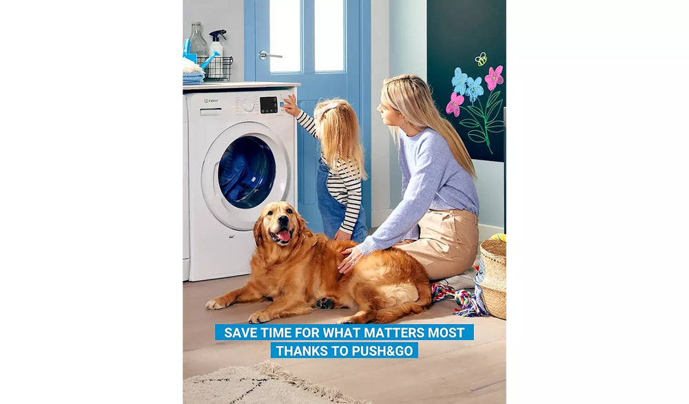 Indesit BDE86436WVUK 8kg Wash 6kg Dry 1400rpm Washer Dryer - White - 72471472210293 