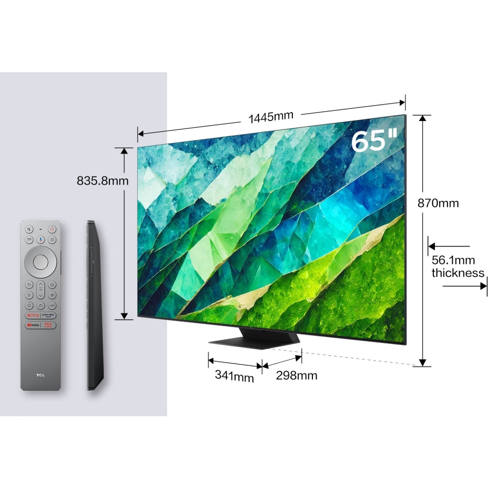 TCL 65C855K 65" 4K QLED HDR Premium Google TV - 42725735006431 