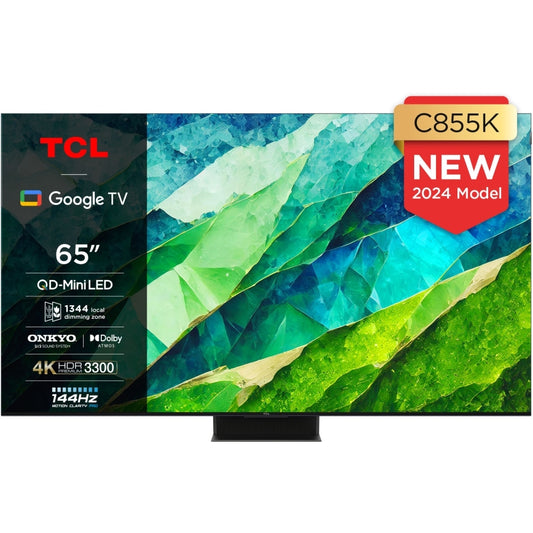 TCL 65C855K 65" 4K QLED HDR Premium Google TV