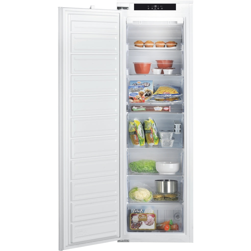 Hotpoint HF1801EF2UK Frost Free Built-In Freezer, Sliding Hinge, White