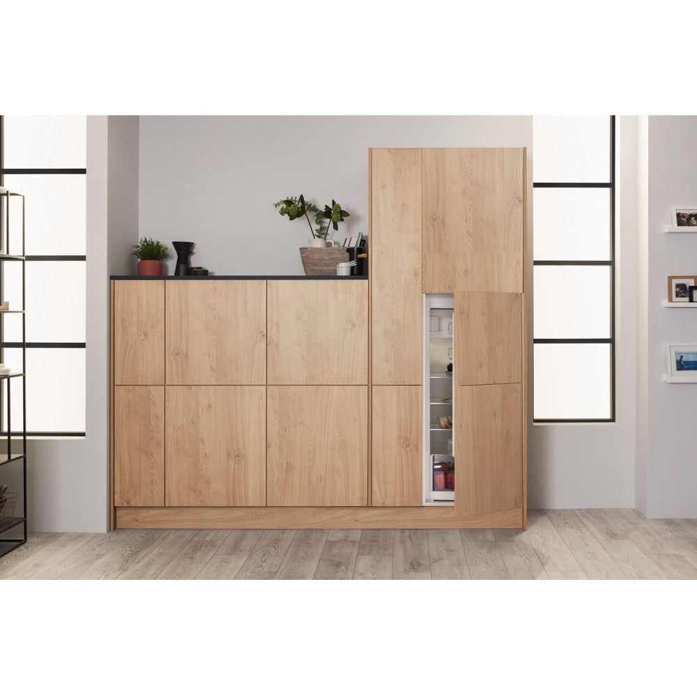 Hotpoint HS12A1D.UK2 Built-In Larder Fridge, Sliding Hinge, White, E Rated - 43304914256095 