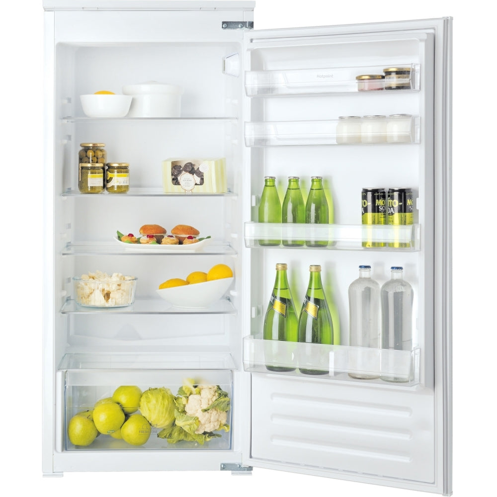 Hotpoint HS12A1D.UK2 Built-In Larder Fridge, Sliding Hinge, White, E Rated - 42279316488415 