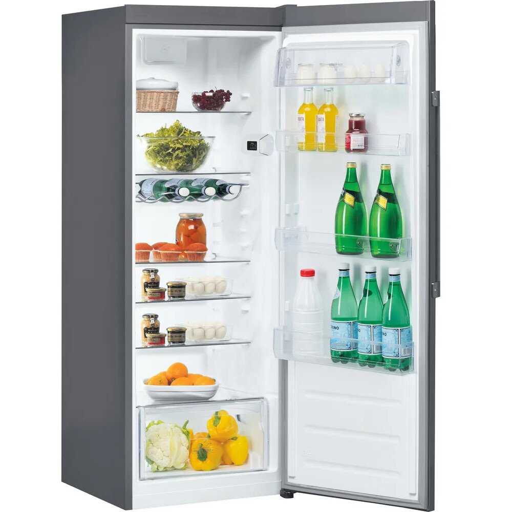 Hotpoint SH6A2QGRUK Tall Larder Fridge, Grey, E Rated - 43020123242719 