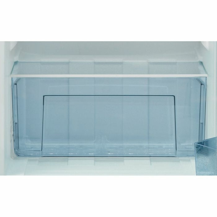 Indesit I55VM1120SUK 121 Litre Under Counter Fridge with Ice Box, Silver, E Rated - 43416865997023 