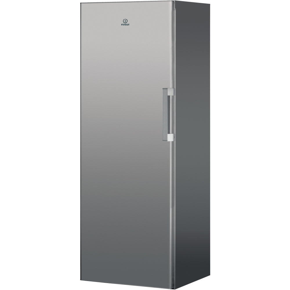 Indesit UI6F2TSUK Frost Free Tall Freezer, Silver, E Rated - 43416827429087 