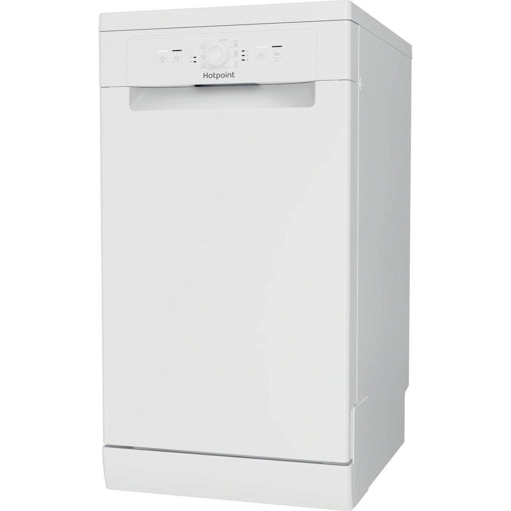 Hotpoint HF9E1B19UK Slimline Dishwasher, 9 Place Settings, White - 43020112298207 