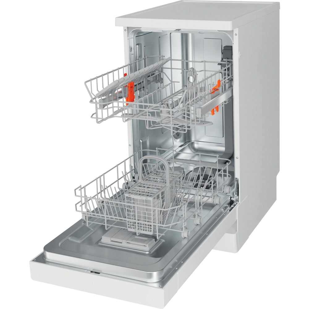 Hotpoint HF9E1B19UK Slimline Dishwasher, 9 Place Settings, White - 43020112396511 