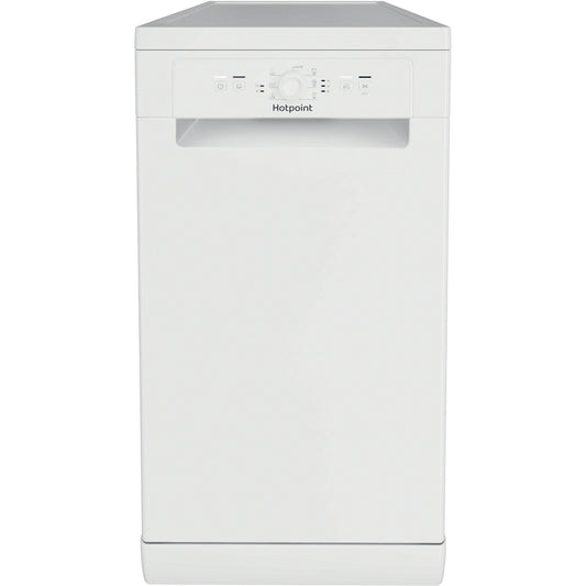 Hotpoint HF9E1B19UK Slimline Dishwasher, 9 Place Settings, White