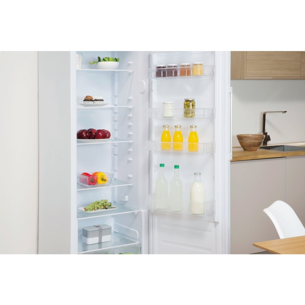 Indesit SI62WUK Tall Larder Fridge, White, E Rated