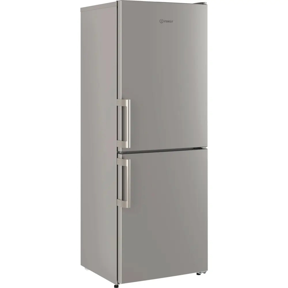 Indesit IB55532SUK 60/40 Low Frost Fridge Freezer, Silver - 43142578536671 