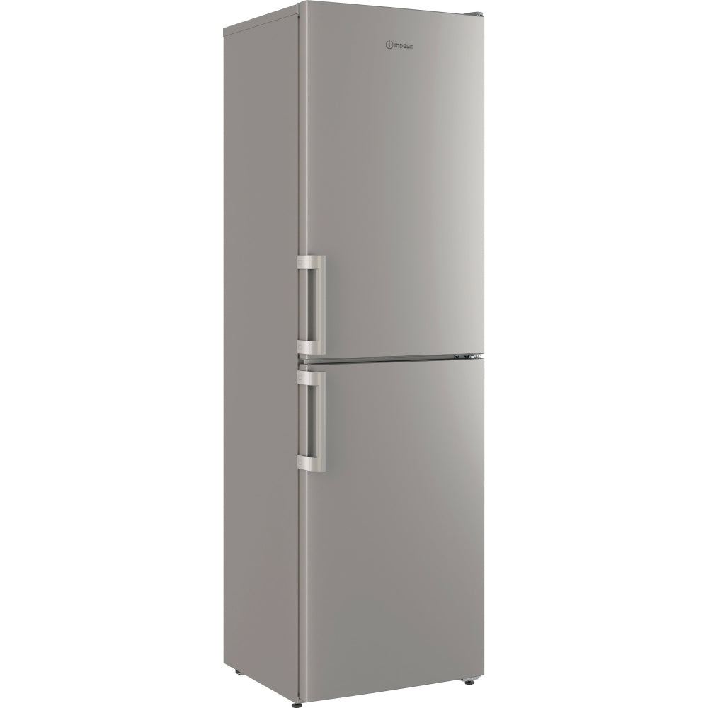 Indesit IB55732SUK Low Frost 287L Fridge Freezer, 50/50, Silver, E Rated - 42153433727199 