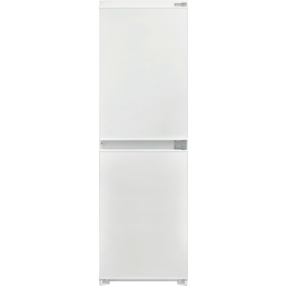 Indesit EIB150502DUK Low Frost Integrated Fridge Freezer, Sliding Hinge, 50/50, White, E Rated - 43020135137503 