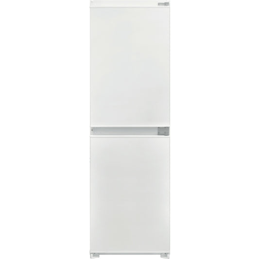 Indesit EIB150502DUK Low Frost Integrated Fridge Freezer, Sliding Hinge, 50/50, White, E Rated