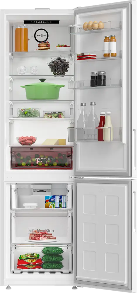 Blomberg KND24075V 59.5cm 70/30 Frost Free Fridge Freezer, White - 43194318422239 