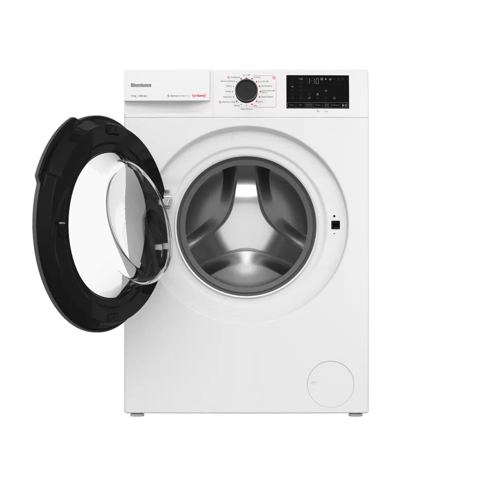 Blomberg LWA210461W 10kg 1400 Spin RecycledTub Washing Machine, White - 43631702376671 