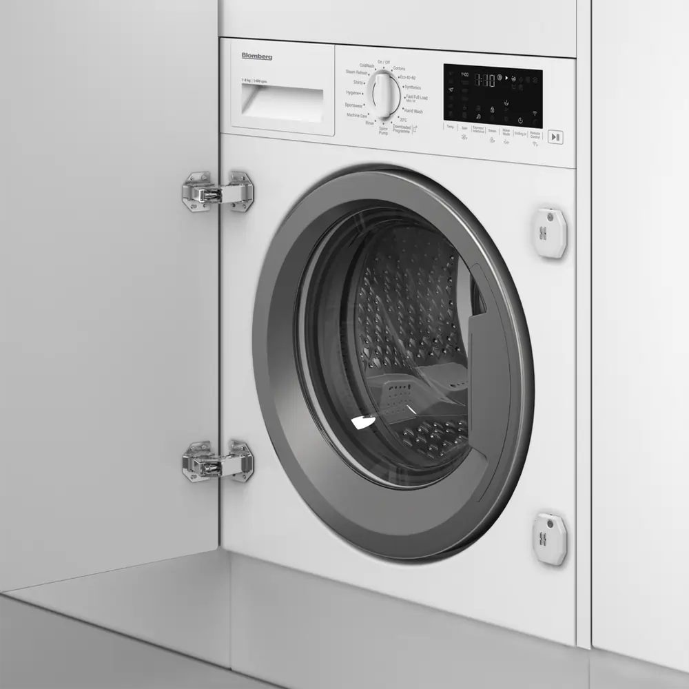 Blomberg LWI284420 8kg 1400 Spin Wi-Fi Connected Integrated RecycledTub Washing Machine - 43270866993375 