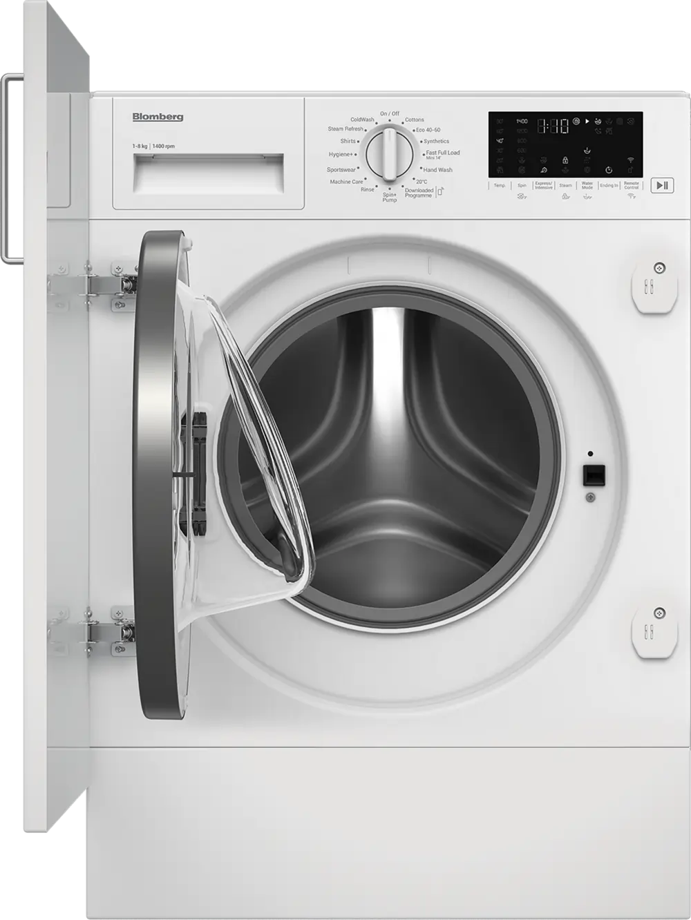 Blomberg LWI284420 8kg 1400 Spin Wi-Fi Connected Integrated RecycledTub Washing Machine - 43270867058911 