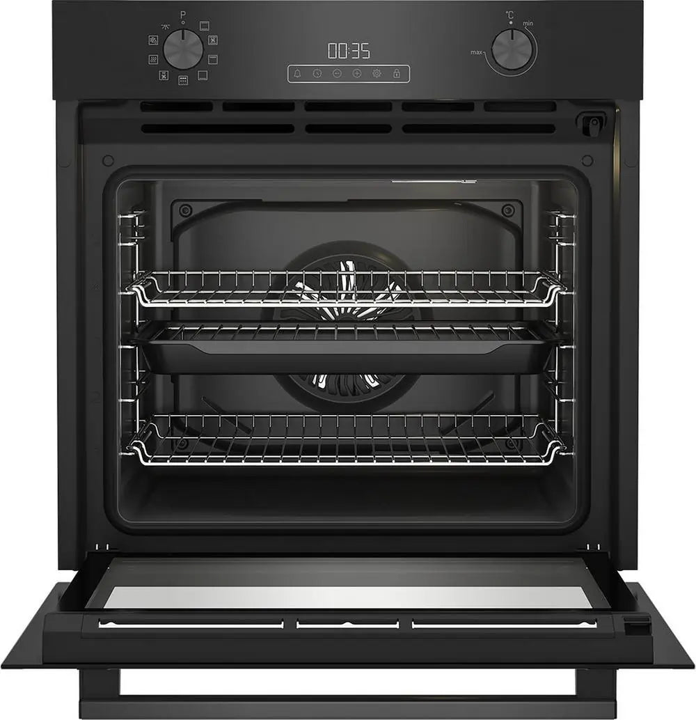 Blomberg ROEN8232BP 72 Litre 60cm Built-in Electric Single Oven, Black - 43120633217247 