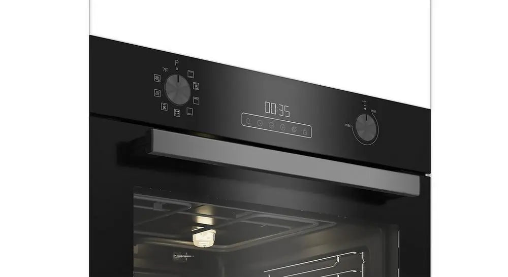 Blomberg ROEN8232BP 72 Litre 60cm Built-in Electric Single Oven, Black - 43120633282783 