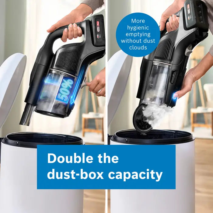 Bosch BBS1041GGB Cordless Handstick Vacuum Cleaner With Up To 80 Minutes Runtime, Graphite - 71794135368053 