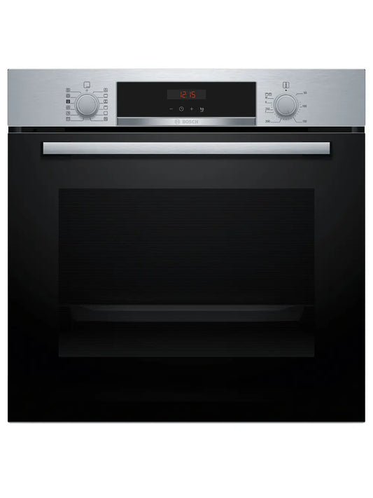 Bosch HQA534BS3B 59.4cm Built-In Electric Single Oven, Stainless Steel