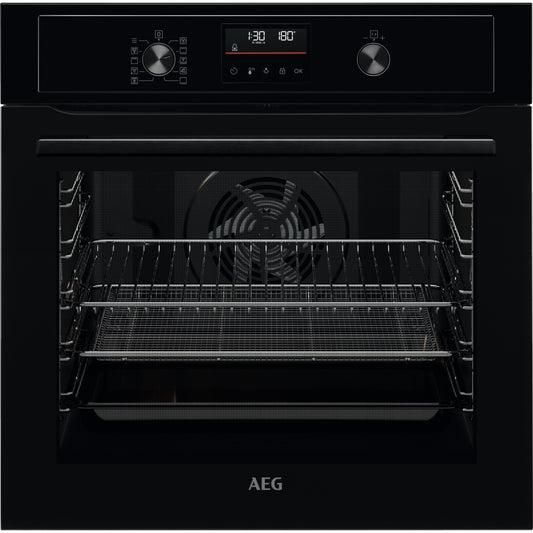 AEG BPX535A61B 72L Built-In Electric Single Oven,Black,A+ Rated