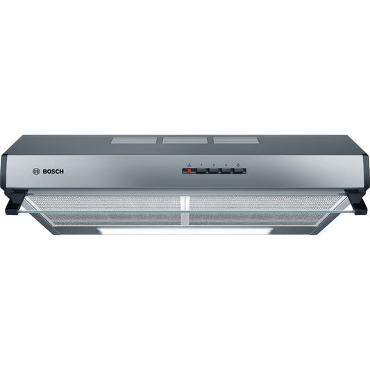 Bosch DUL63CC50B 60cm Built-Under Cooker Hood with LED Illumination, Stainless Steel, D Rated