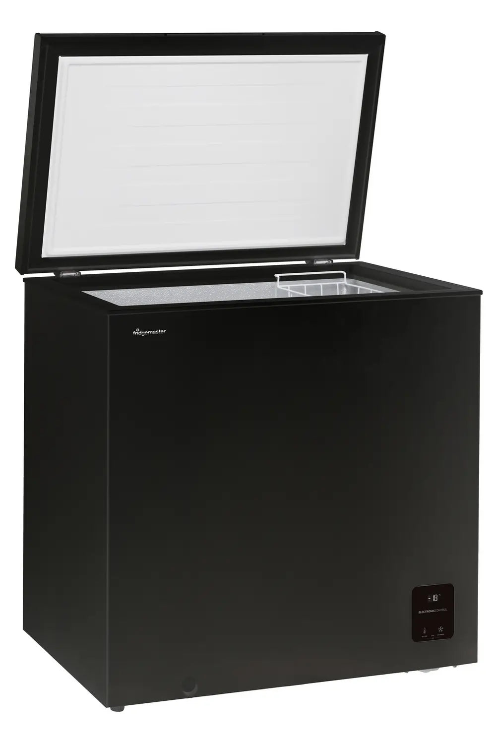 Fridgemaster MCF198EB 198 Litre 80cm Chest Freezer, Black - 71770591854965 