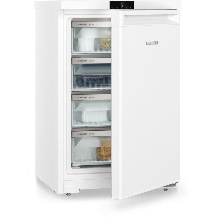 Liebherr FNe1404N No Frost Under Counter Freezer, White, E Rated - 43304939913439 