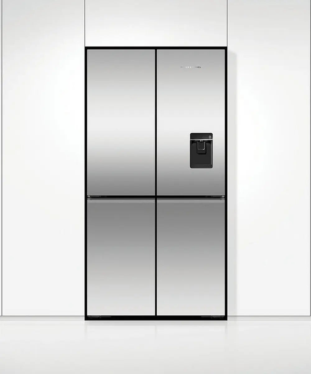 Fisher & Paykel RF605QNUVX1 90.5cm Quad Door Frost Free Fridge Freezer, Stainless Steel - 43545815875807 