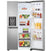 Thumbnail LG GSLC40PYPE 641L Plumbed American Fridge Freezer, Silver, E Rated- 72392513716597