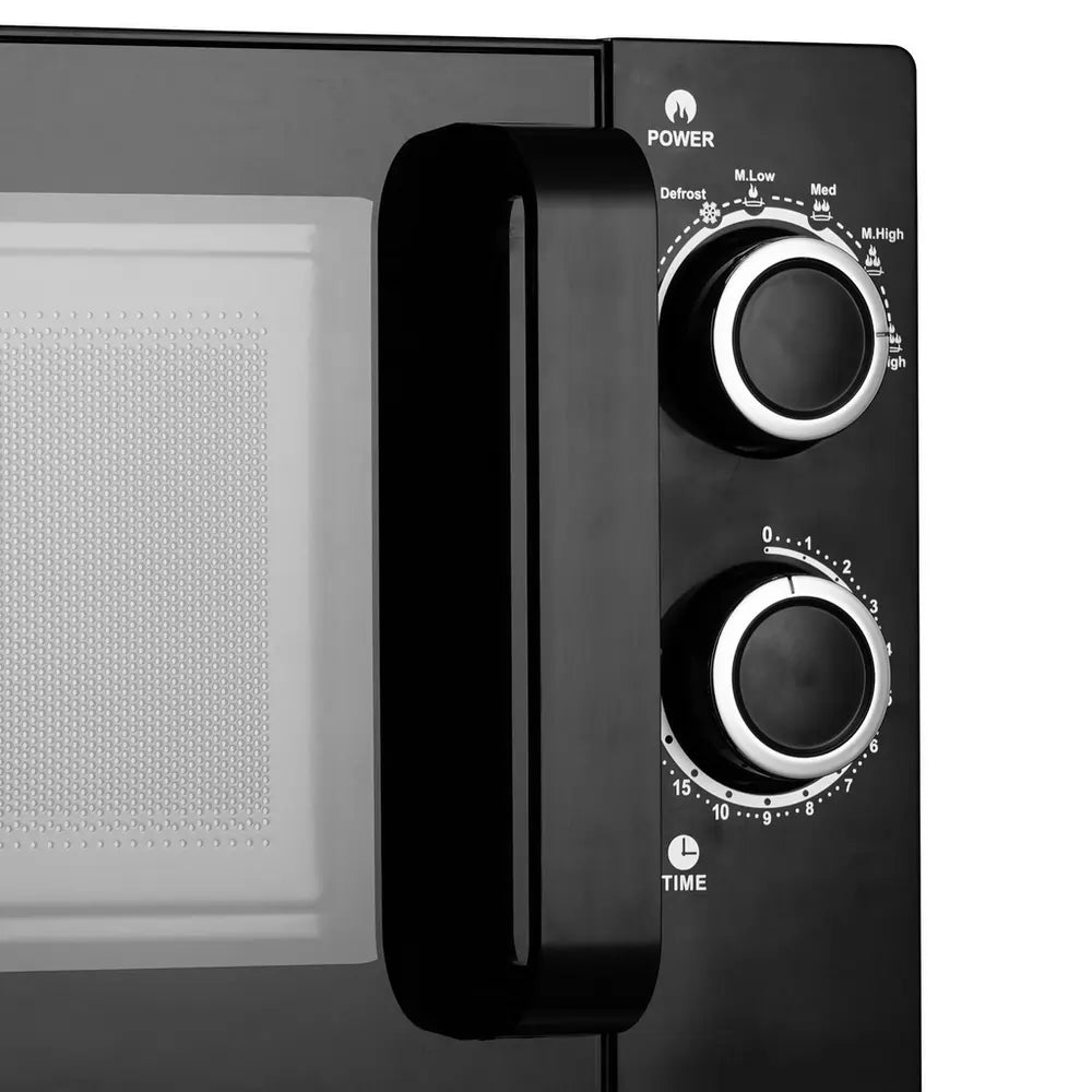 Haden 207593 800W 20 Litre Microwave Oven, Black - 72485642666357 