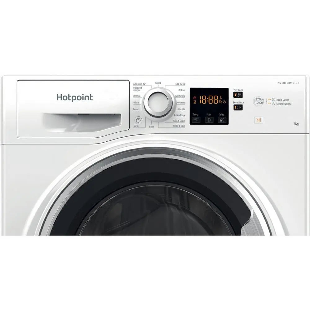 Hotpoint NSWE7469WSUK 7kg 1400 Spin Washing Machine, White - 43017696772319 