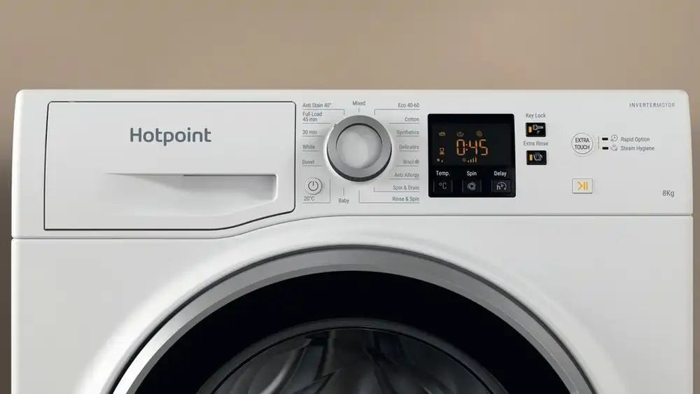 Hotpoint NSWE846WSUK 8kg 1400 Spin Washing Machine, White - 43042453356767 