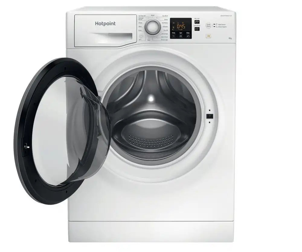 Hotpoint NSWE846WSUK 8kg 1400 Spin Washing Machine, White - 43042453323999 