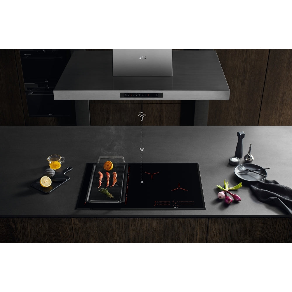 AEG IAX84411CB 80cm Wide 4 Zone Induction Hob,Black