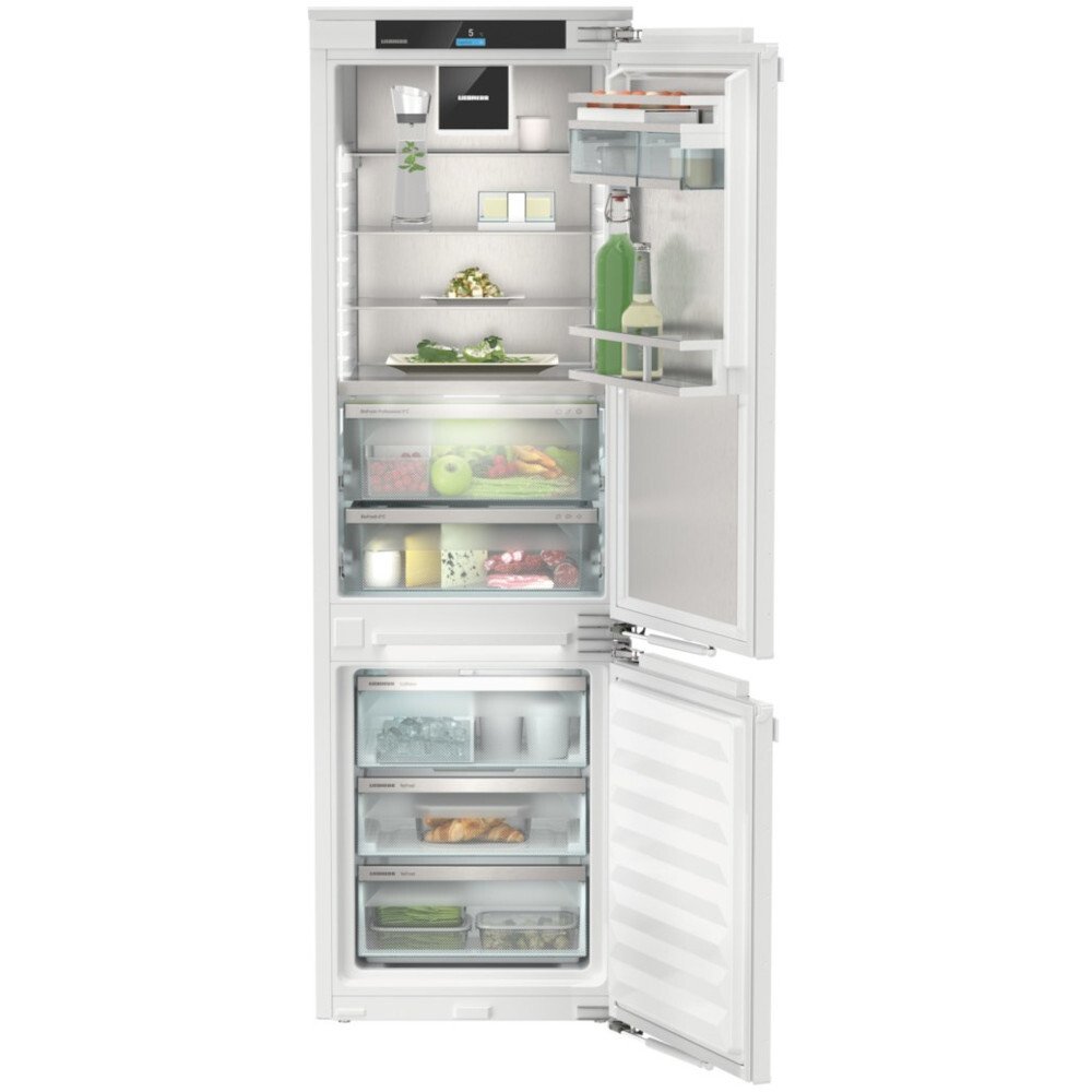 Liebherr ICBNci5183 No Frost Integrated Fridge Freezer, Fixed Hinge, 70/30, C Rated - 43340202541279 