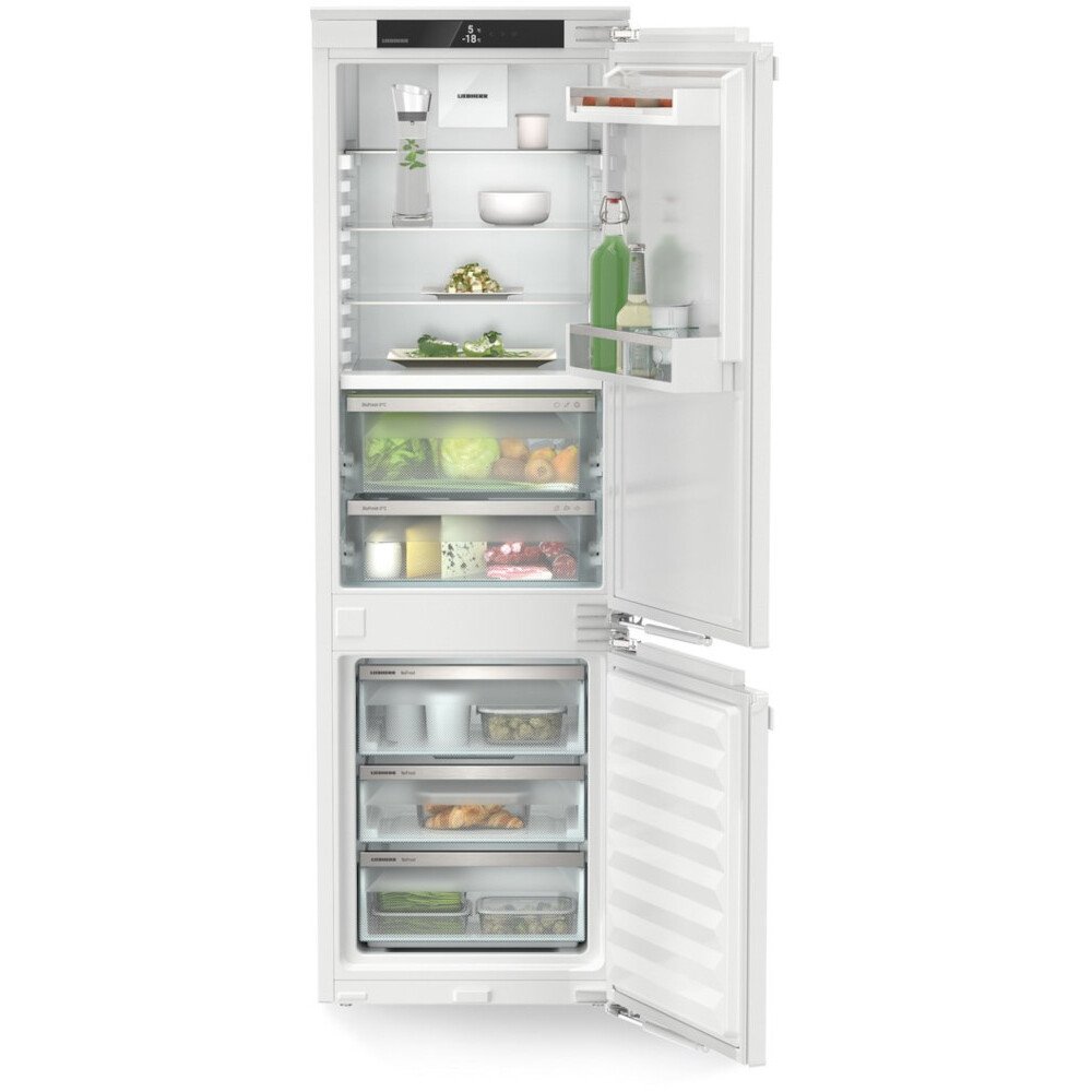 Liebherr ICBNdi5123 No Frost Integrated Fridge Freezer, Fixed Hinge, 70/30, D Rated - 43340202868959 