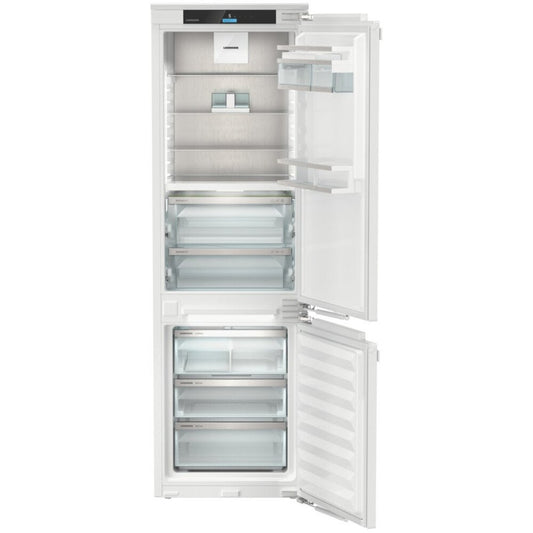 Liebherr ICBNdi5163 No Frost Integrated Fridge Freezer, Fixed Hinge, 70/30, White, D Rated