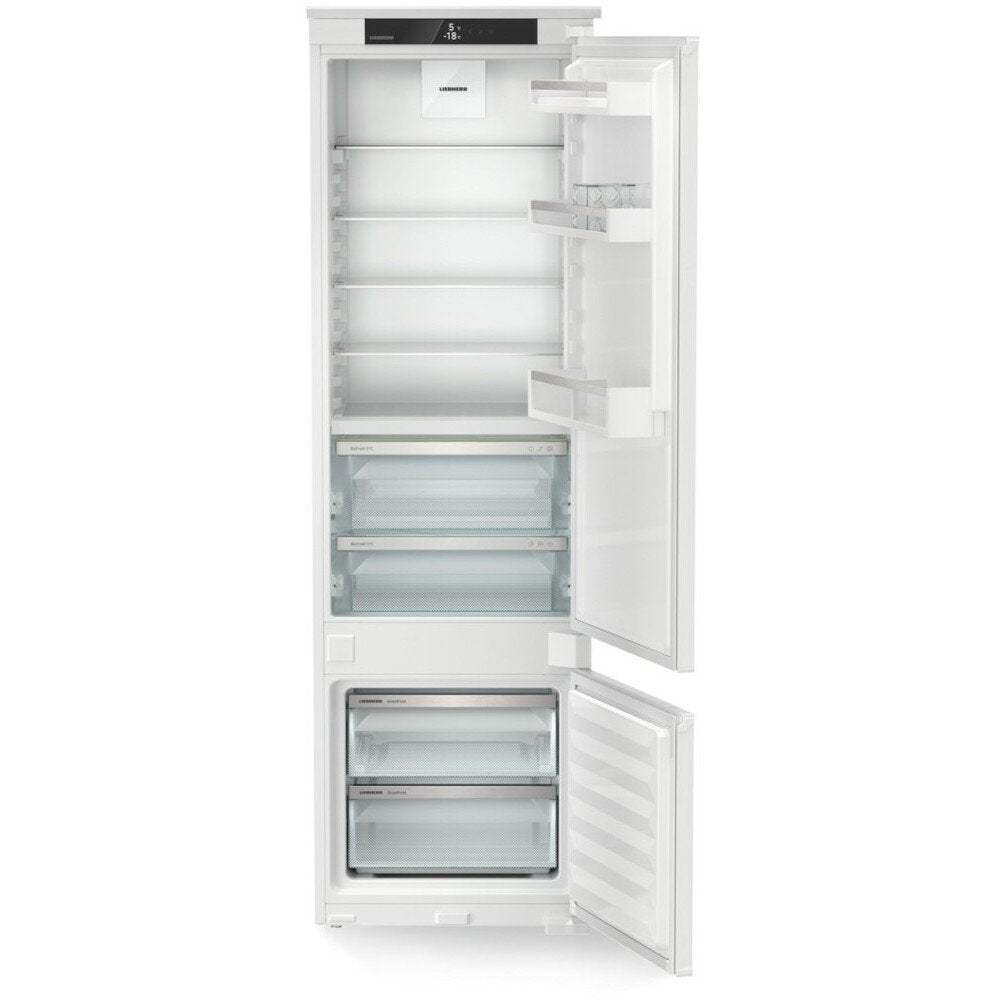 Liebherr ICBSd5122 Static Integrated Fridge Freezer, Sliding Hinge, 80/20, D Rated - 43304940470495 