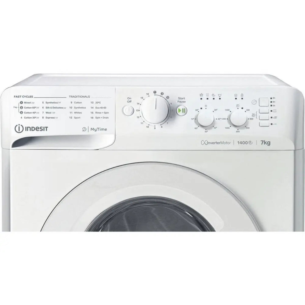 Indesit MTWC71485WUK 7kg Washing Machine with 1400 rpm - White - 43278736261343 