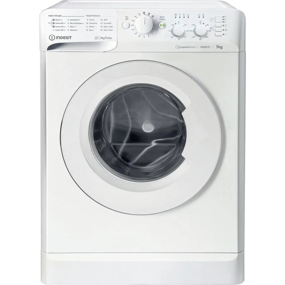 Indesit MTWC71485WUK 7kg Washing Machine with 1400 rpm - White - 43278736130271 