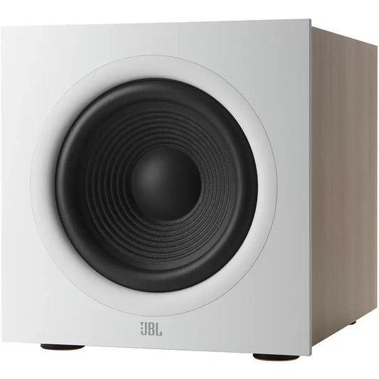 JBL STAGE 200P 300W Powered Subwoofer With 10" Woofer, Latte White