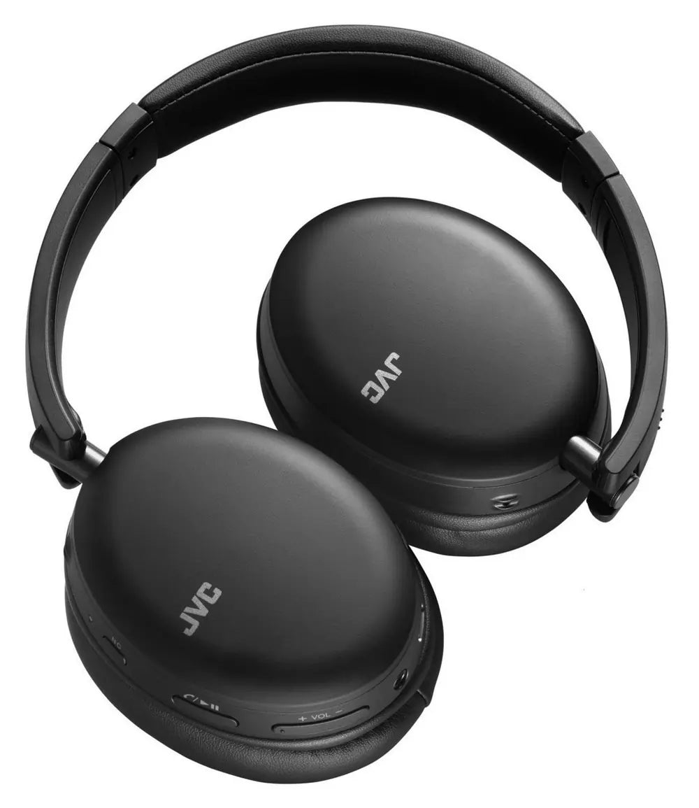 JVC HAS91NBU Wireless Noise Cancelling Bluetooth Over-Ear Headphones, Black - 43533204619487 