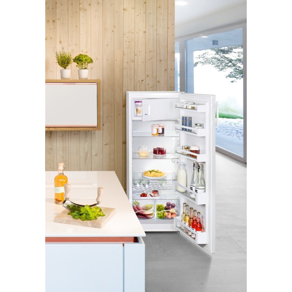 Liebherr Ke2834 Tall Fridge with Ice Box, White, E Rated - 43340178555103 