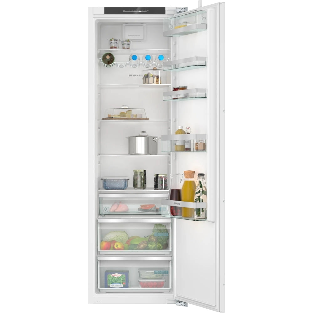 Siemens KI81RADD0G 310 Litres Built-In Larder Fridge, Fixed Hinge, White, D Rated - 43657918152927 