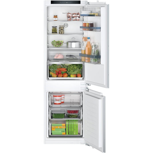 Bosch KIN86VFE0G Series 4 Frost Free Integrated Fridge Freezer, Fixed Hinge, 60/40, E Rated