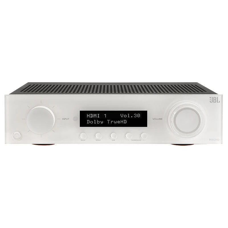 JBL MA310 5.2 Channel 4K AV Receiver, White - 43055806283999 