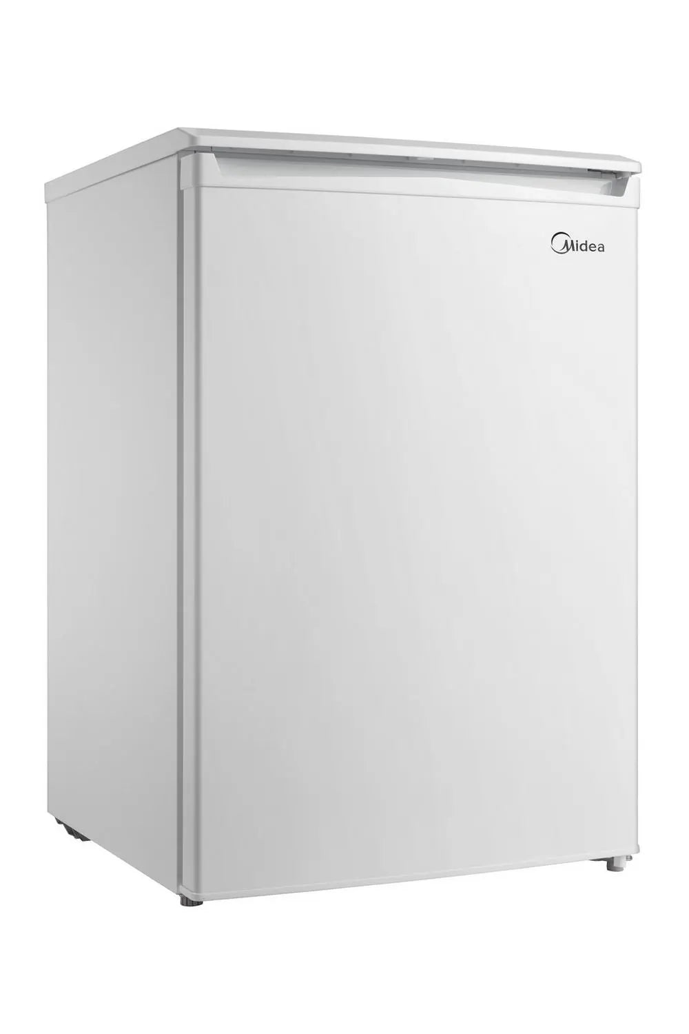 Midea MDRD168FGE01 113 Litre 57.4cm Undercounter Fridge With Freezer Compartment, White - 43140618485983 