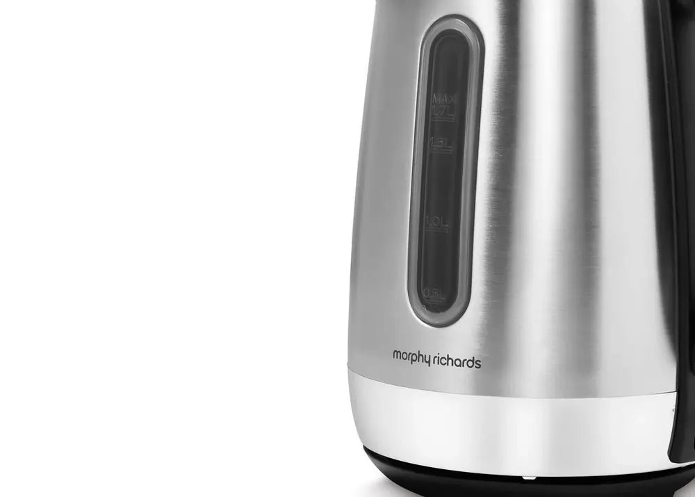 Morphy Richards Equip 102786 1.7 Litre Rapid Boil Jug Kettle, Stainless Steel - 43817187344607 